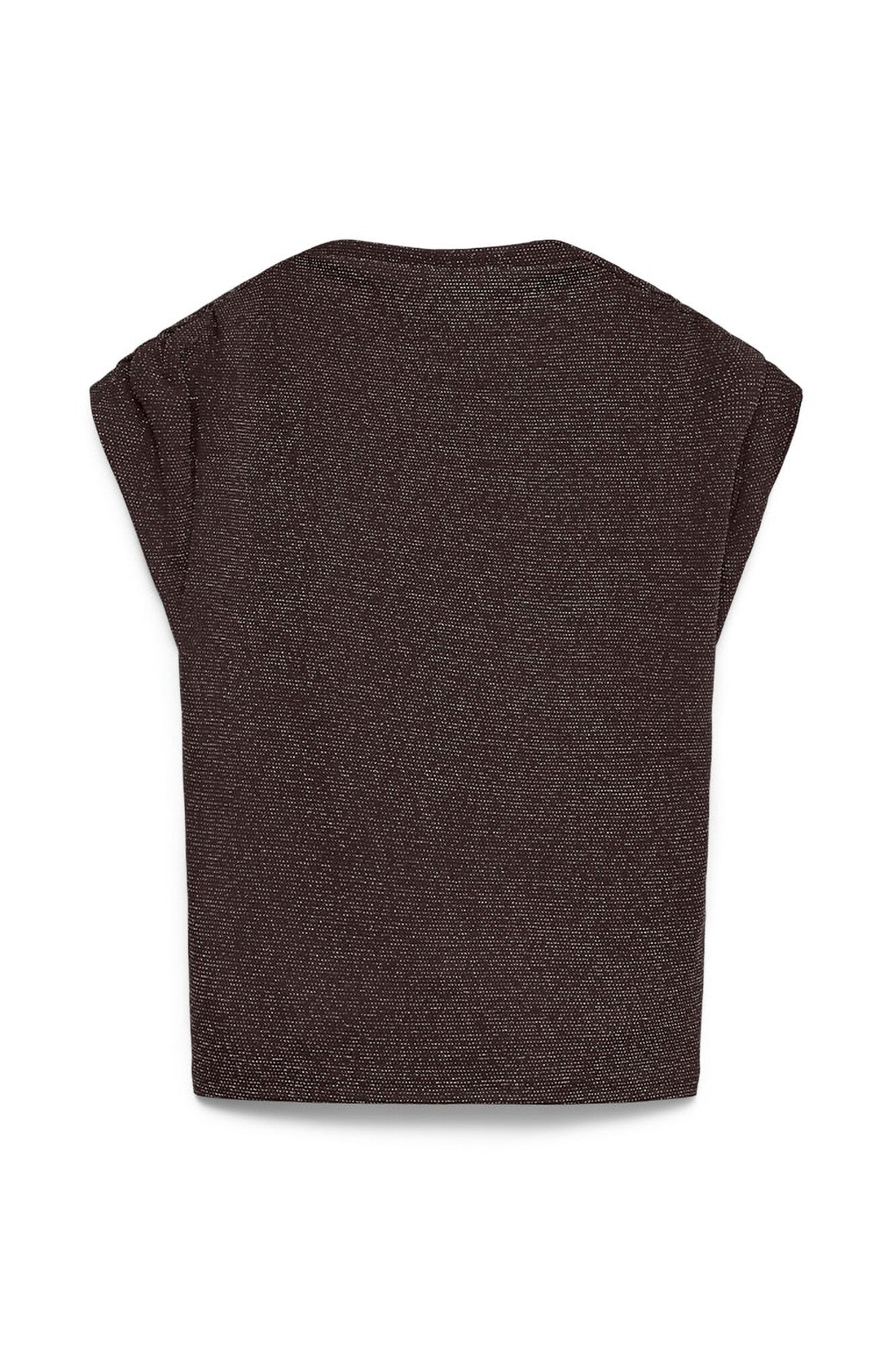 Vero Moda Top Perkins com decote em lurex