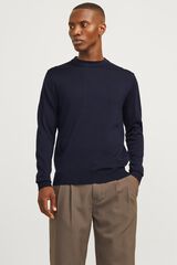 Jack & Jones Camisola relaxed em algod&atilde;o Azul