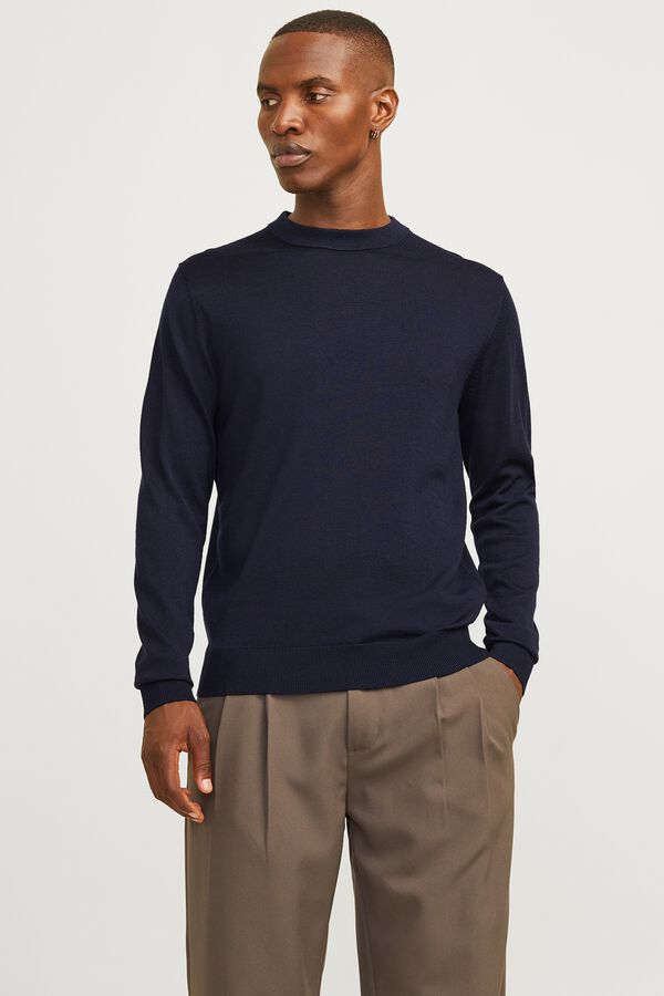 Jack & Jones Camisola relaxed em algod&atilde;o Azul