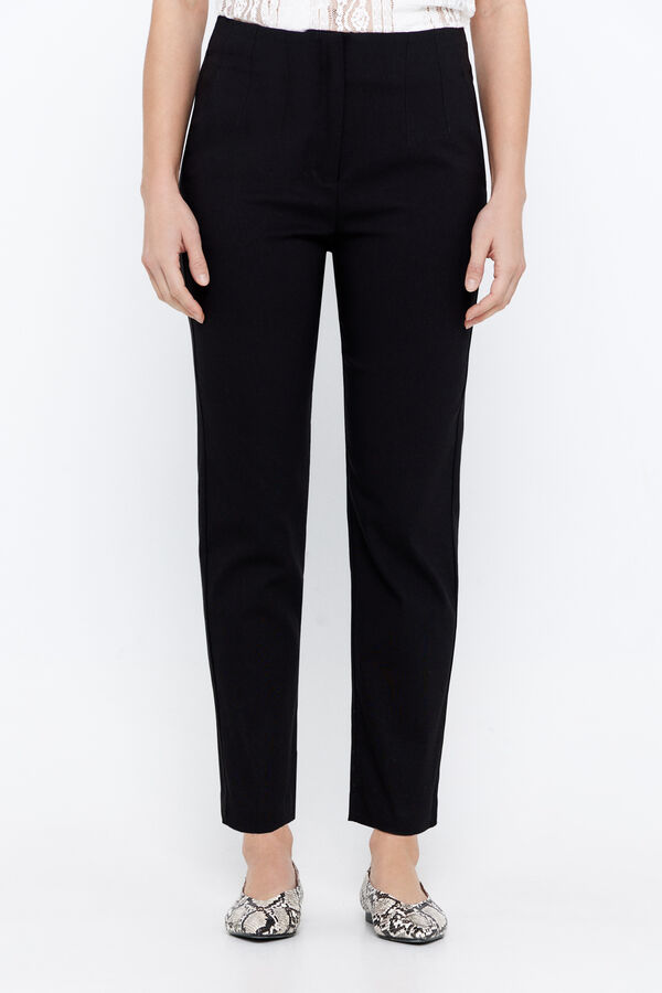 Cortefiel Skinny stretch trousers Black