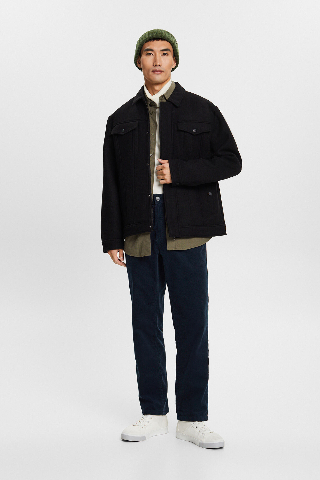 Cortefiel pantalon pana hombre best sale