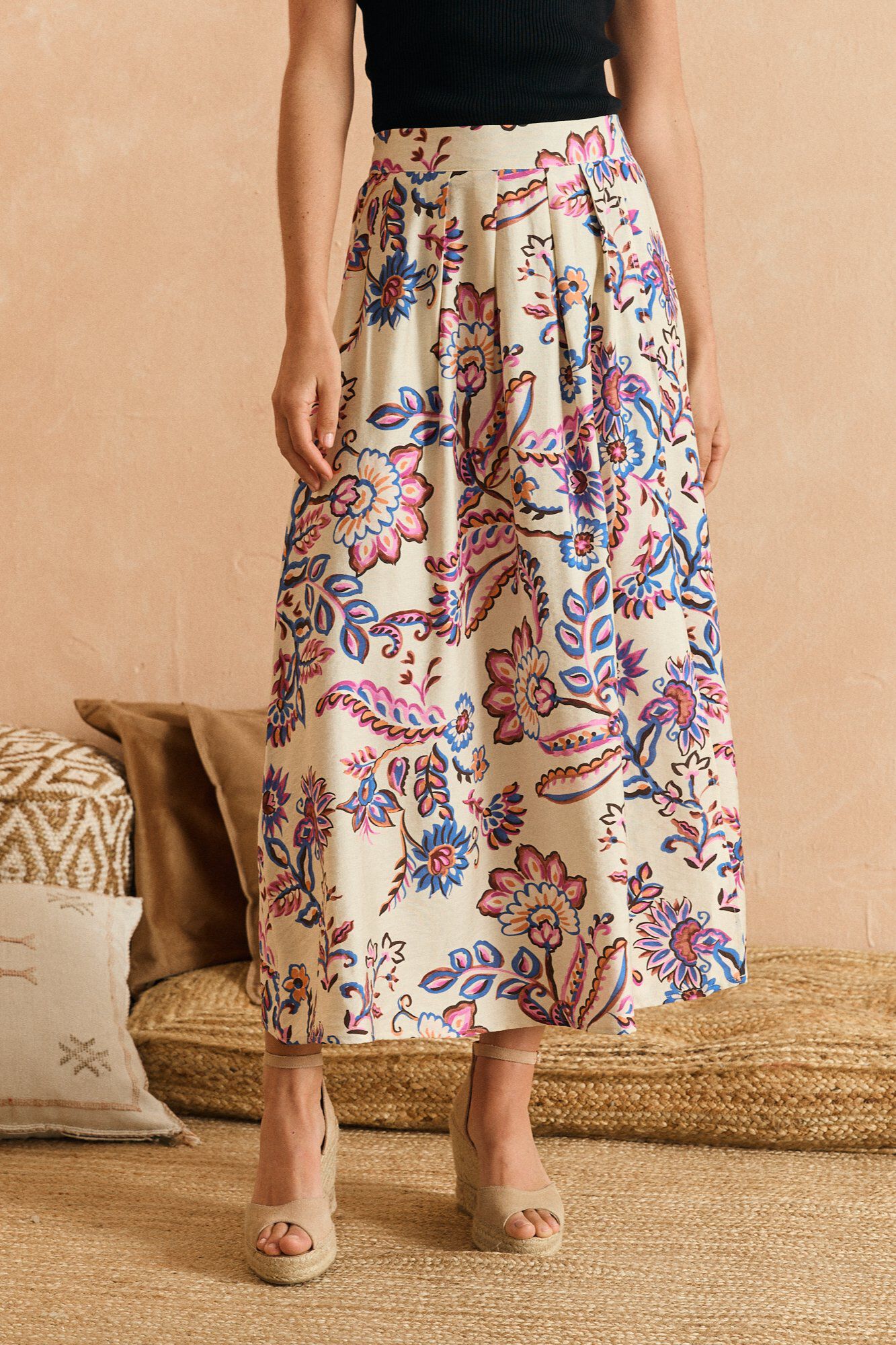 Pol&iacute;n Et Moi Susi long skirt