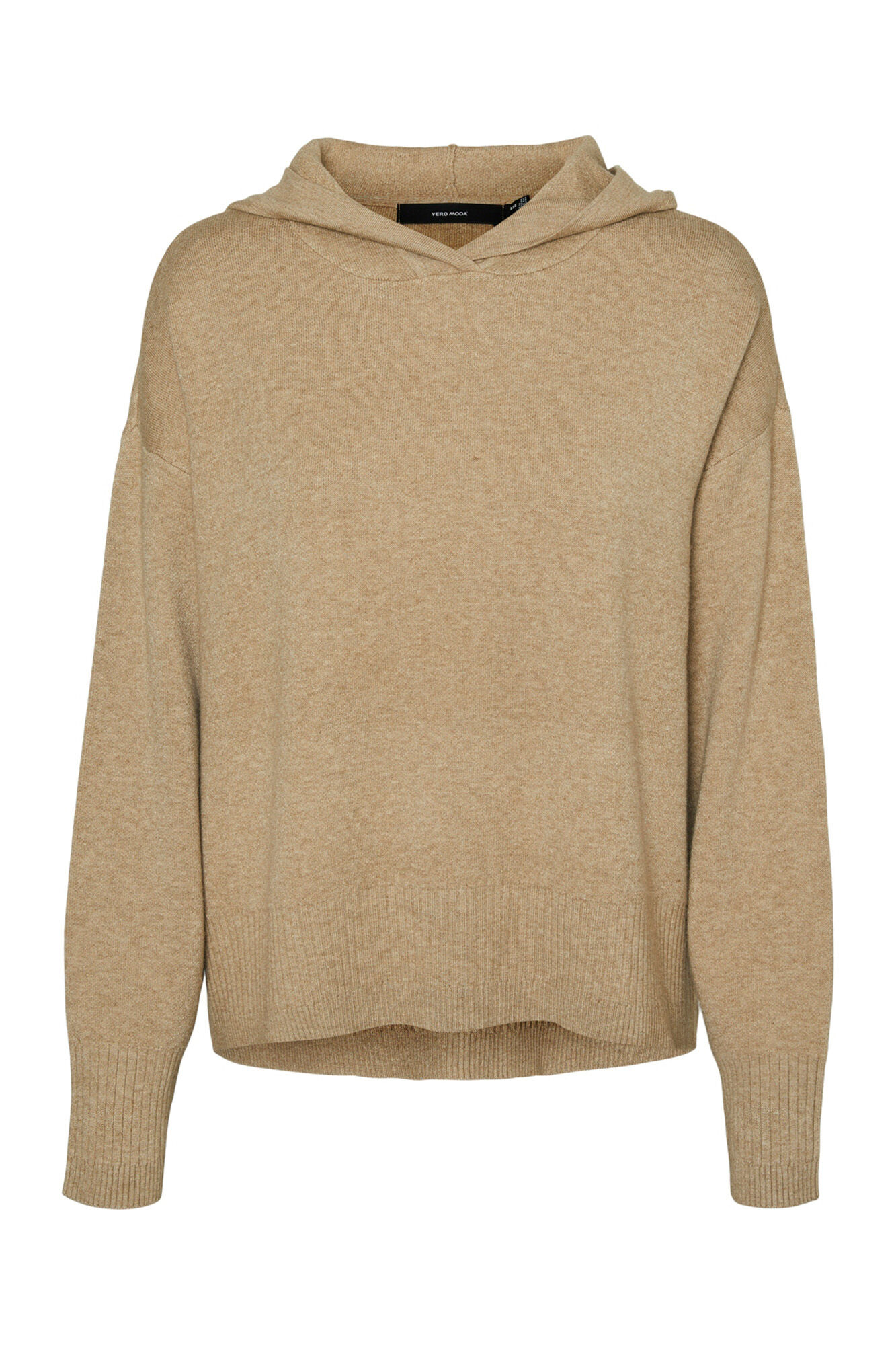 jersey knit sweater with hood detail Women s jumpers and cardigans Cortefiel