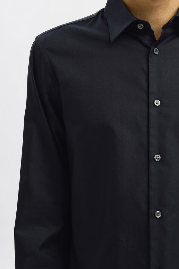 Selected Camisa formal Slim Fit Negro