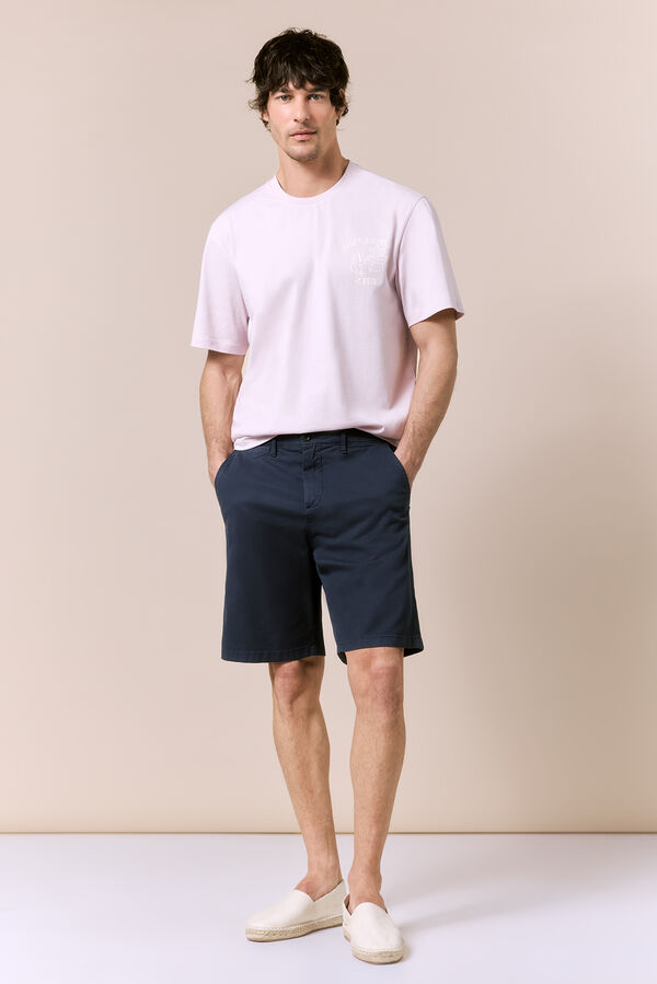 OOTO Camiseta gr&aacute;fica lavada Rosa