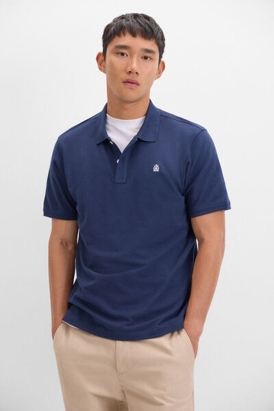 Cortefiel Essential polo shirt Navy