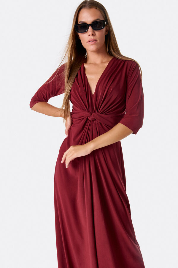 Cupl&eacute; Vestido maxi com n&oacute; Granada