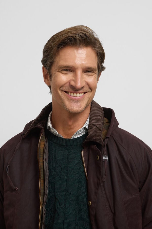 Silbon Sobretudo encerado clássico Castanho