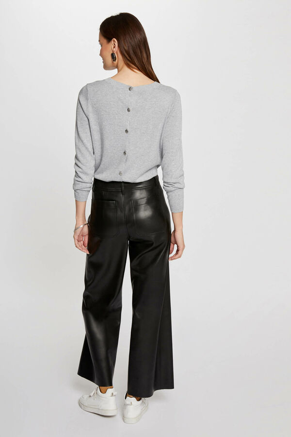 Morgan Calça de couro sintético Preto