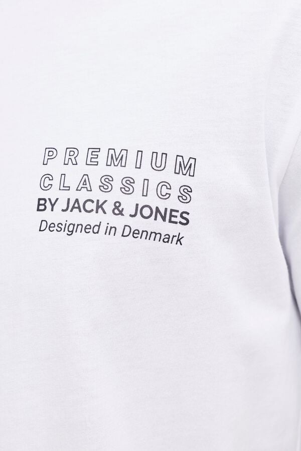 Jack & Jones T-shirt logo regular fit Branco