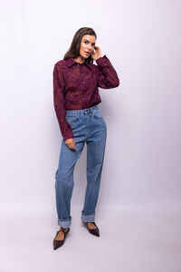 Object Camisa bordada com flores