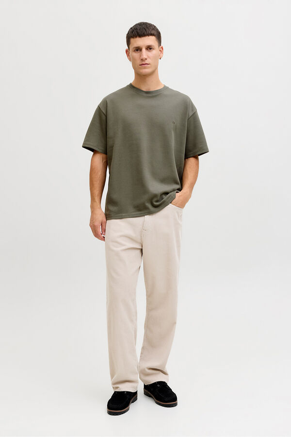 Jack & Jones T-shirt b&aacute;sica manga curta Verde