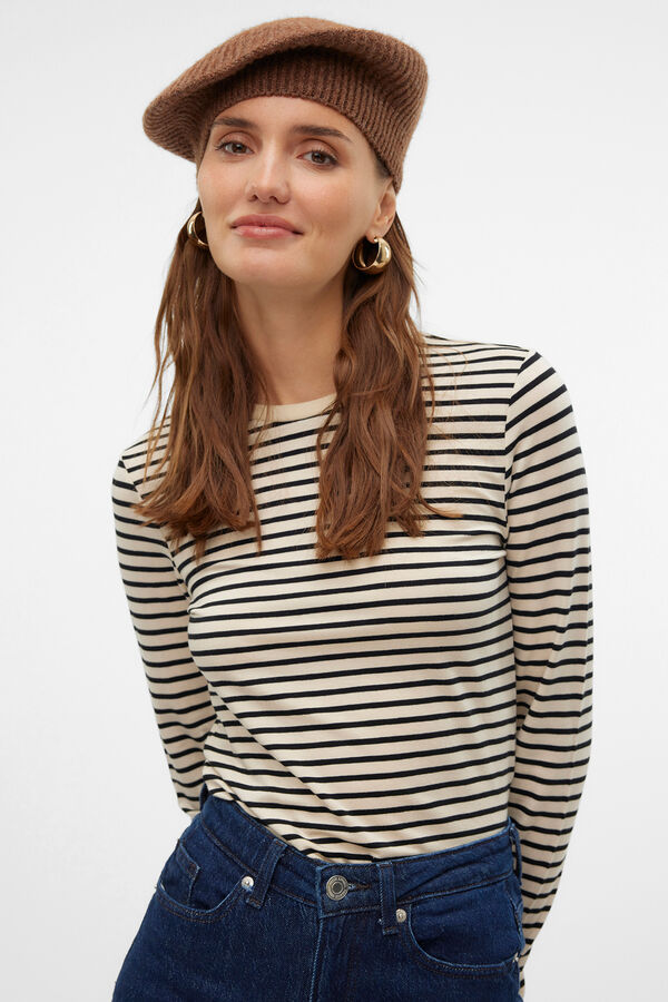 Vero Moda Boina de malha  Castanho