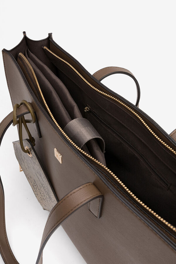 Vilanova Mala Office com bolsinha Castanho