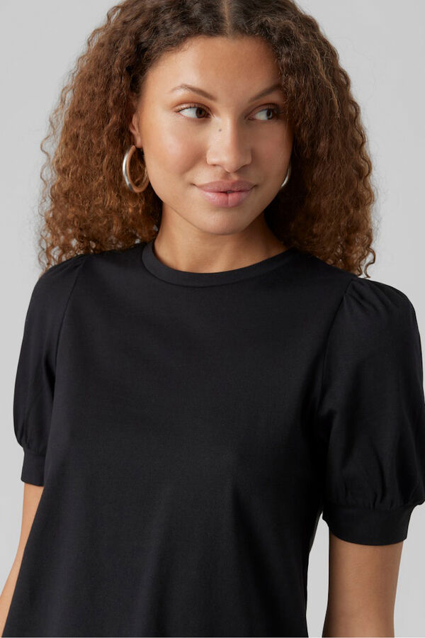 Vero Moda Fitted short sleeve T-shirt Black