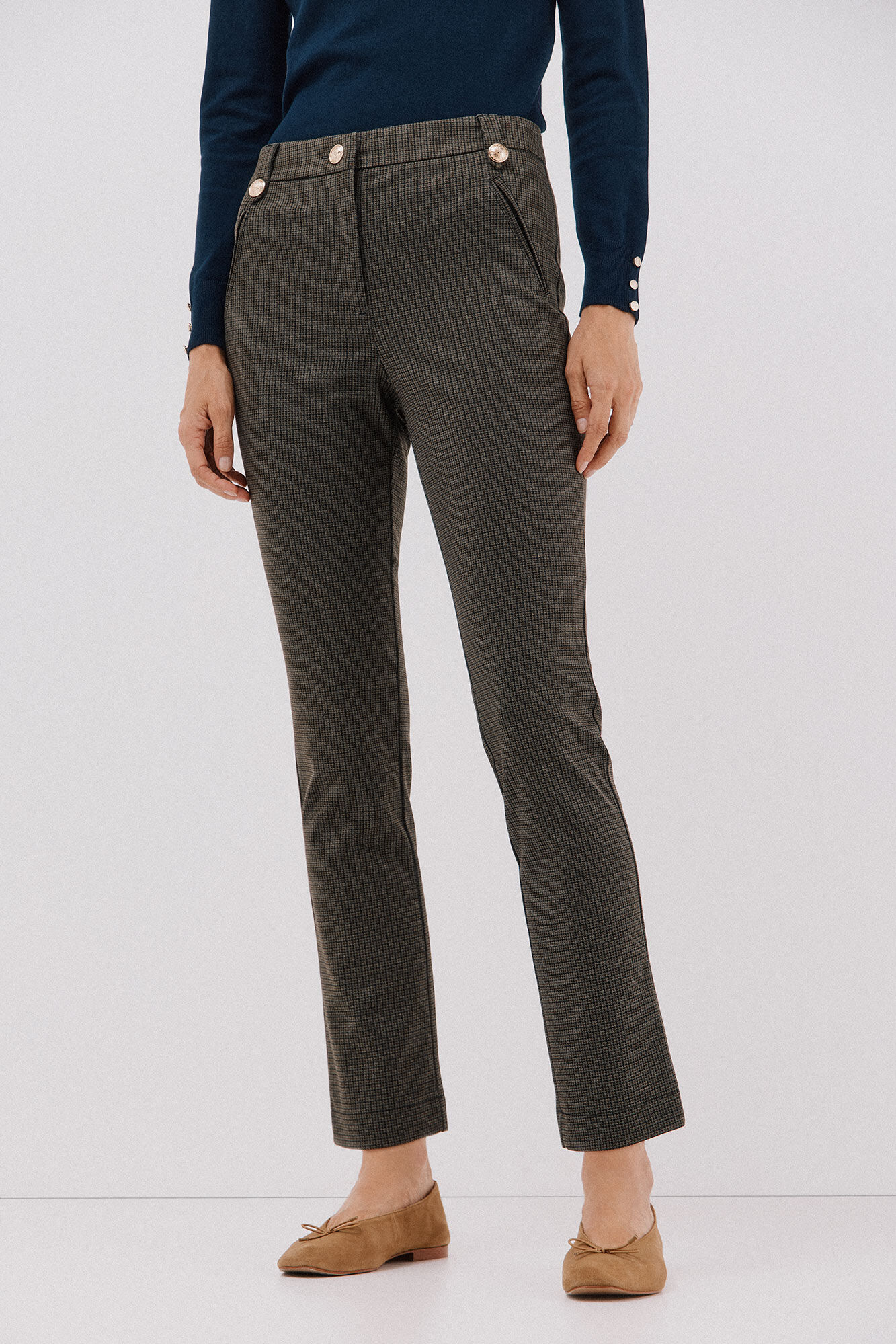 Cortefiel Cal&ccedil;as de malha femininas