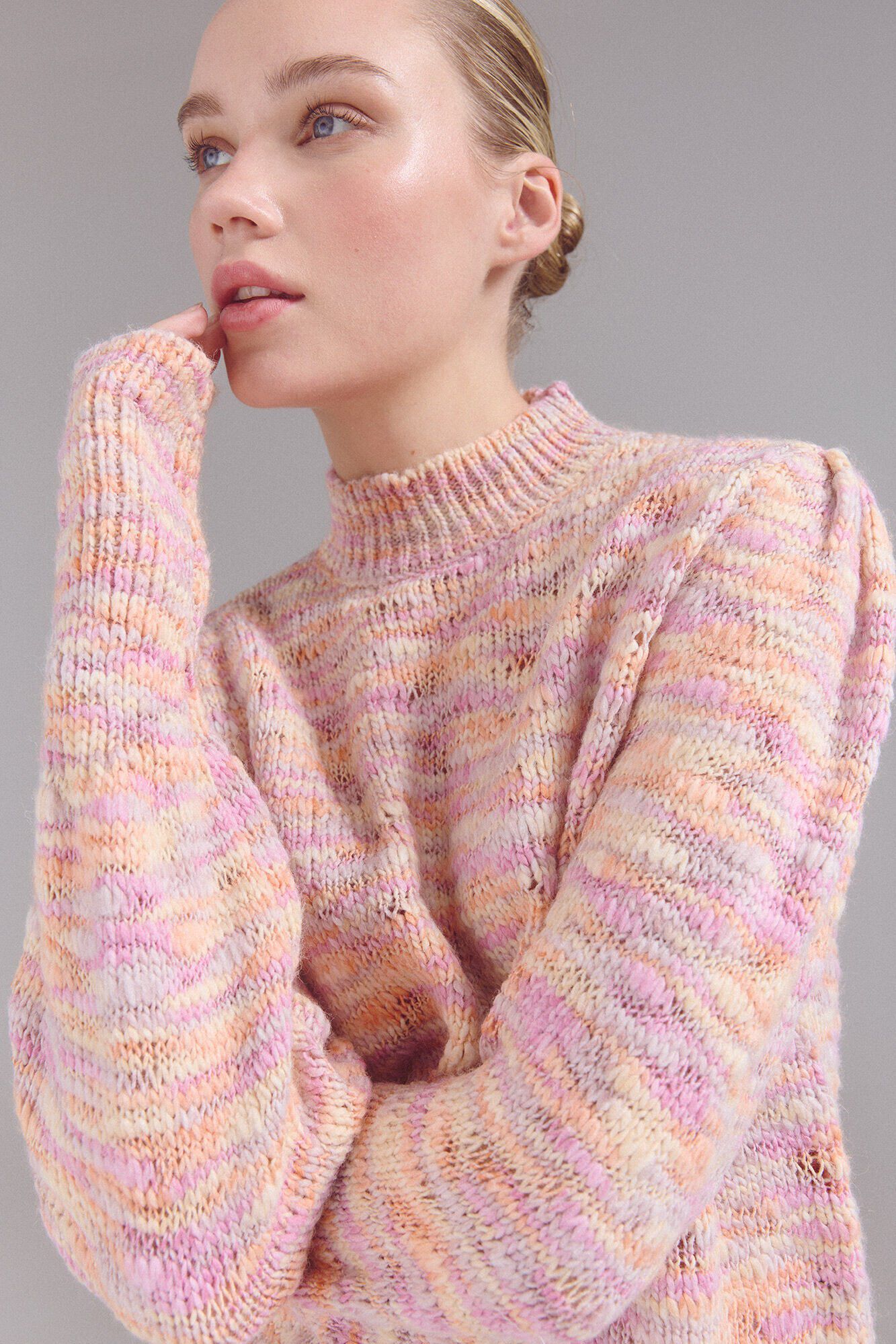 Fancy knit jumper Women s jumpers and cardigans Cortefiel
