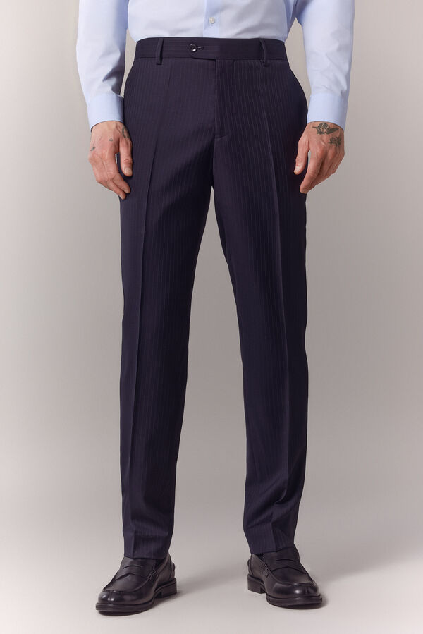 OOTO Cal&ccedil;a de fato risca de giz Azul