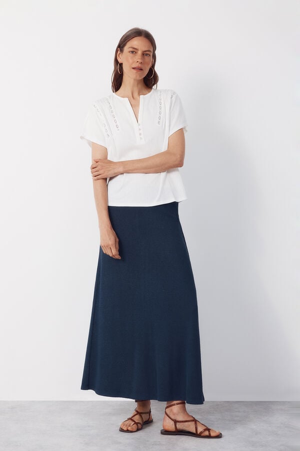 Cortefiel T-shirt fins White