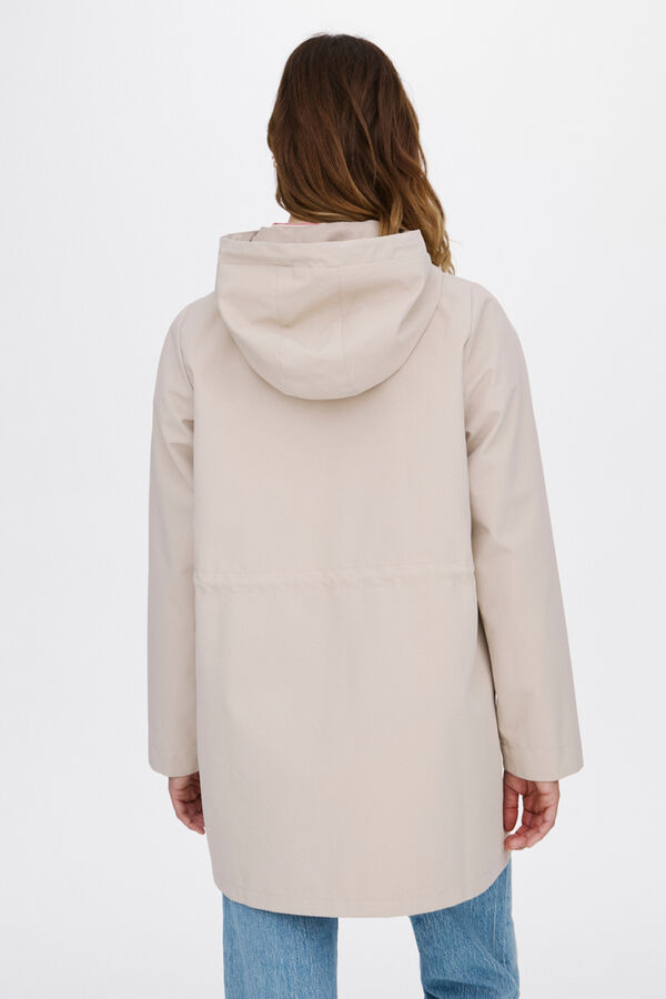 Vila 3/4 parka with hood Cinzento