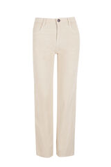 Slowlove Pantalón Corduroy Cuts Marfil