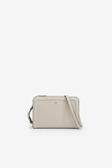 Vilanova Bolsa mala de tiracolo efeito couro metalizado Tostado