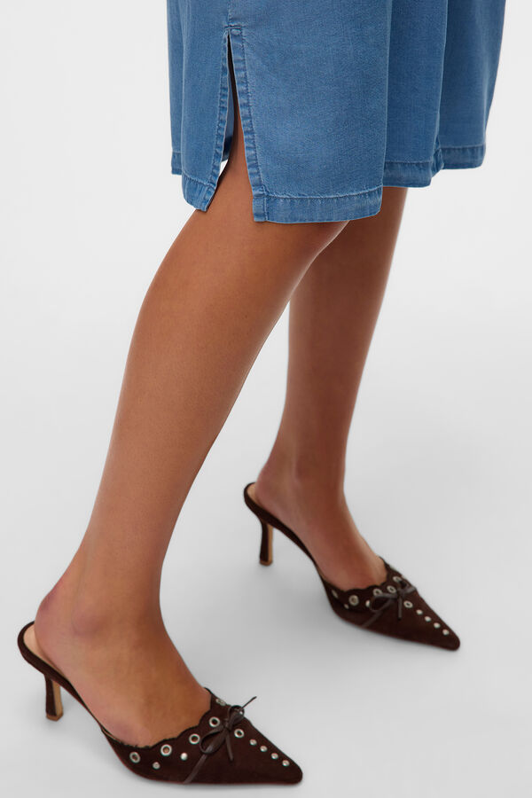 Vero Moda Vestido midi camiseiro Azul