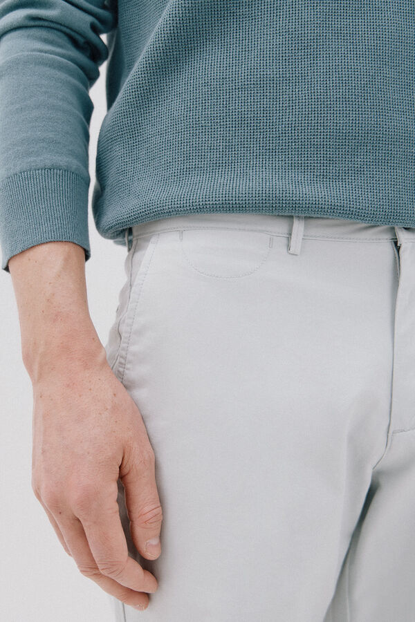 Cortefiel Chino bermuda shorts Blue