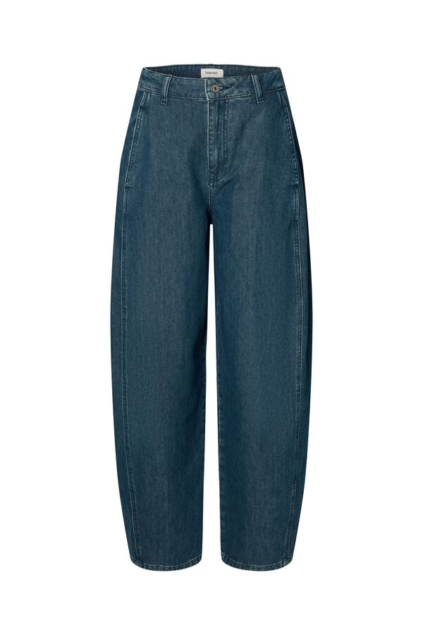 Selected Jeans Barrel Fit Azul