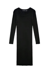 Vero Moda Vestido midi de malha manga