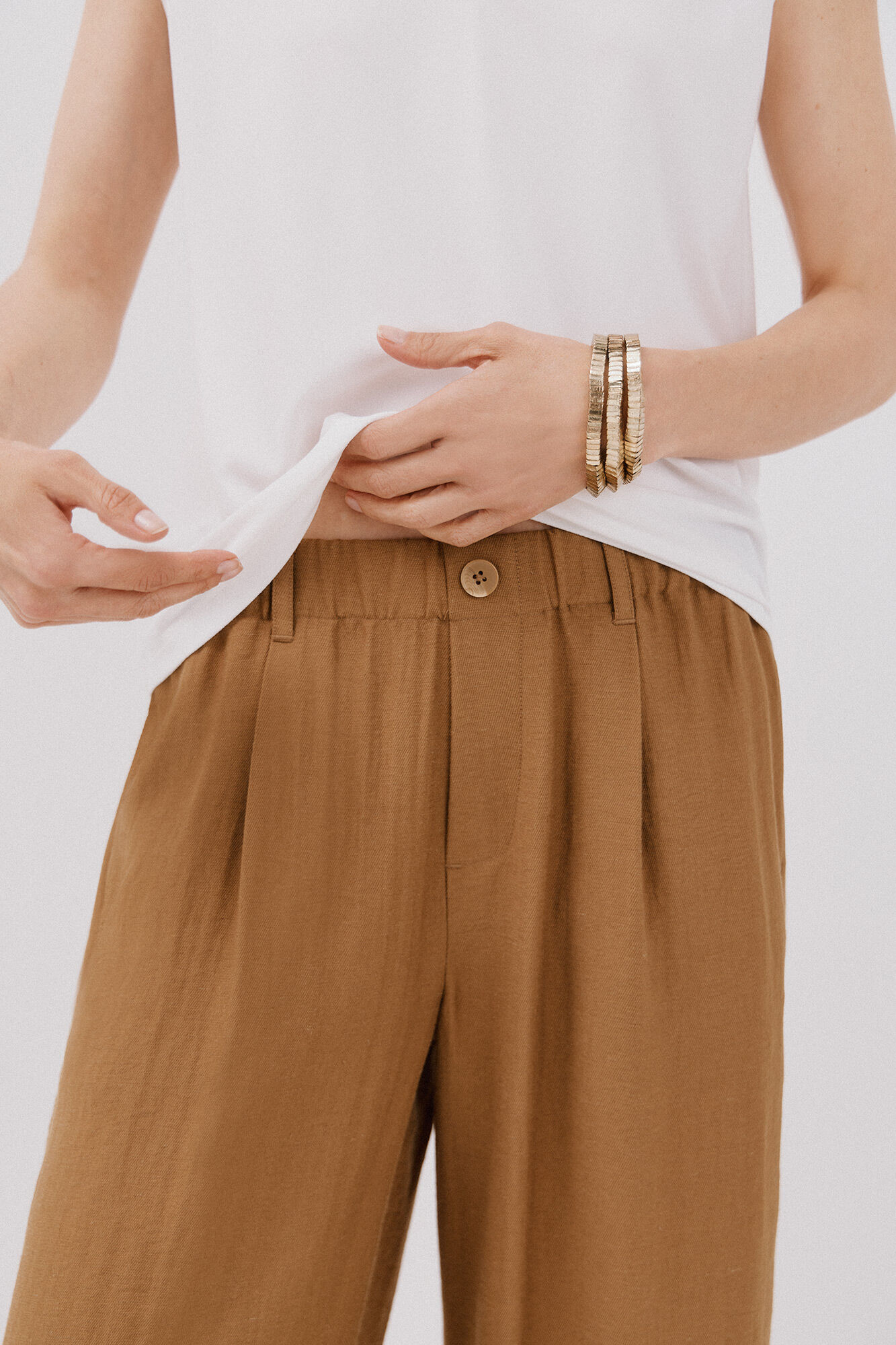 Cortefiel Floaty wide leg trousers