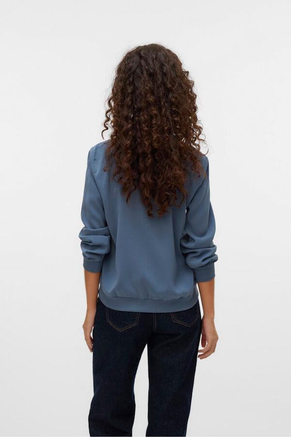 Vero Moda Blus&atilde;o bomber Azul