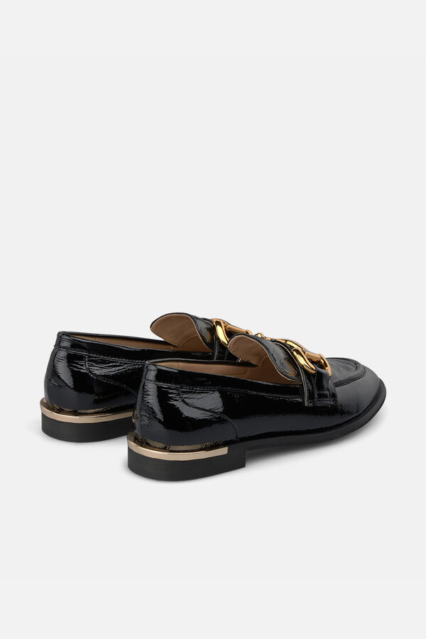 Alma en Pena Mocassim de pele Preto