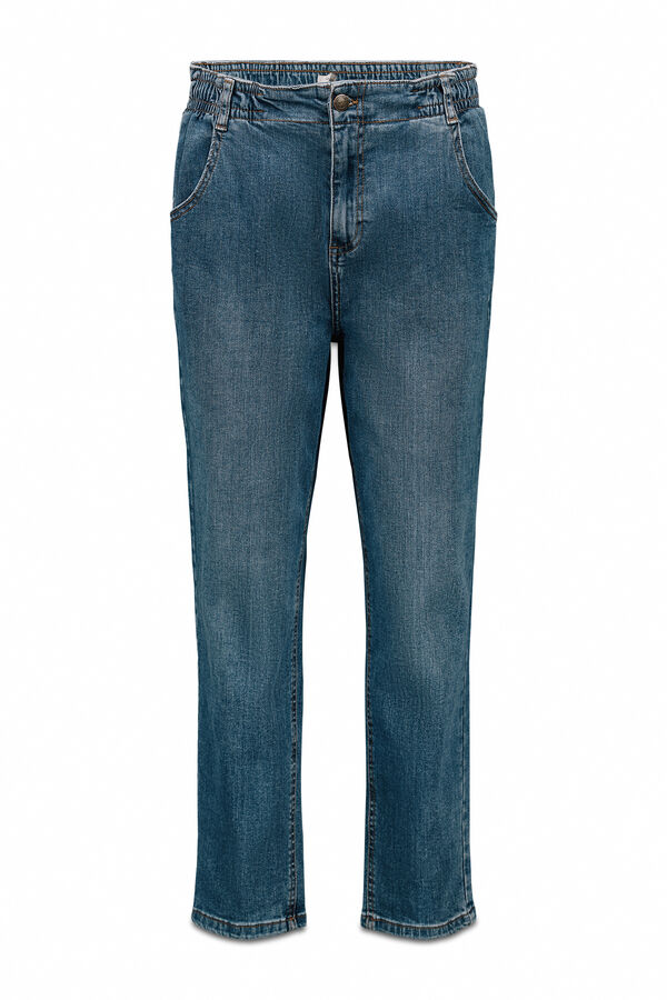 Cortefiel Jeans Easy fit Ecru