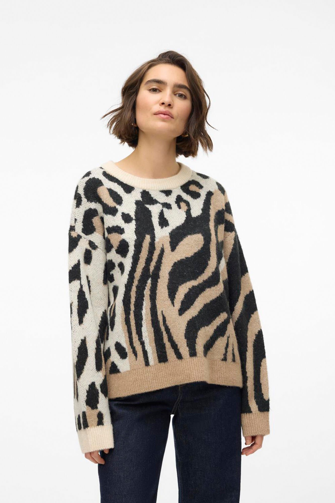 Suéter animal print mujer on sale