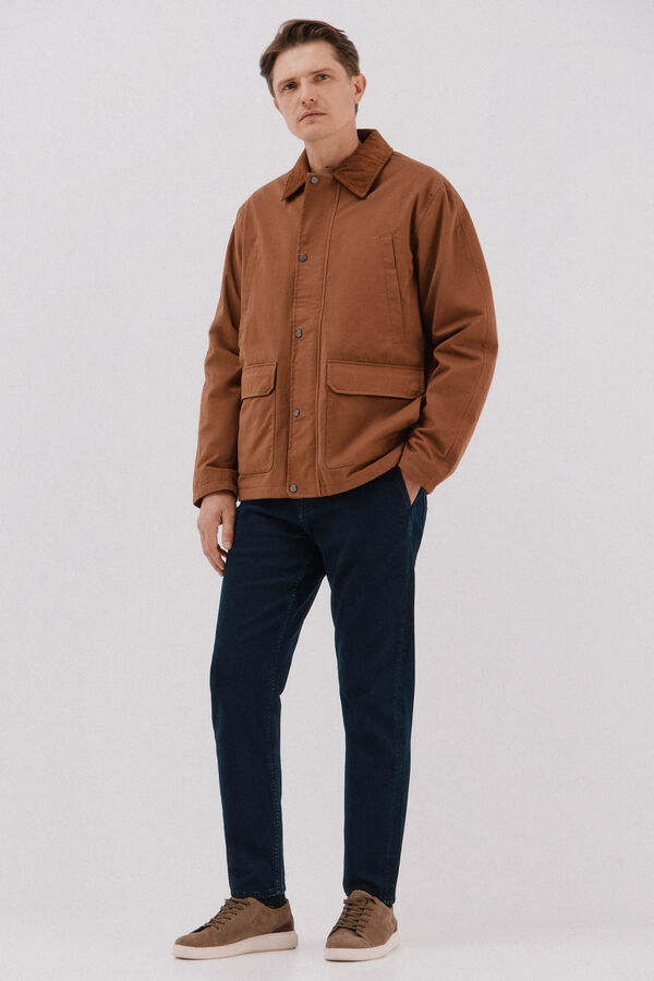 Cortefiel Tapered fit jeans Navy
