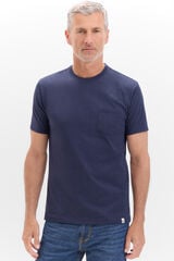 Cortefiel Camiseta basica bolsillo Navy
