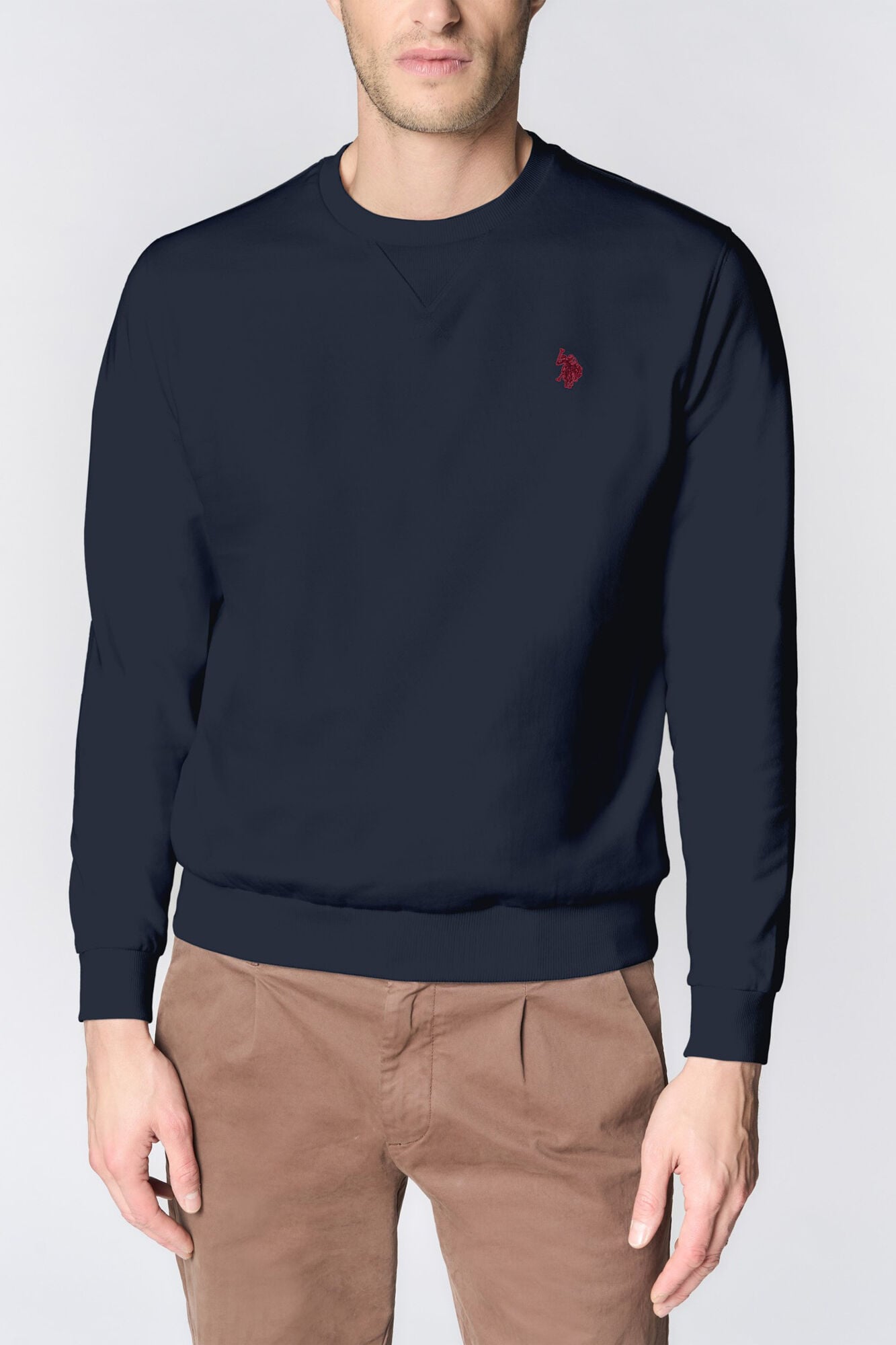Us Polo Camisola gola redonda manga comprida