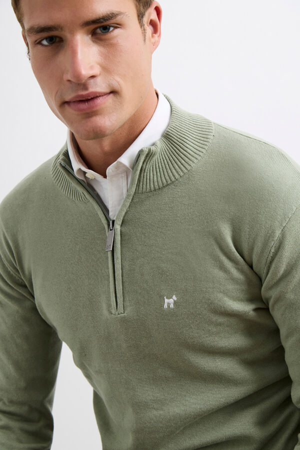 Williot Camisola Meia Fecho-Éclair Verde