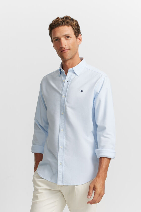 Camisa sport oxford cutaway