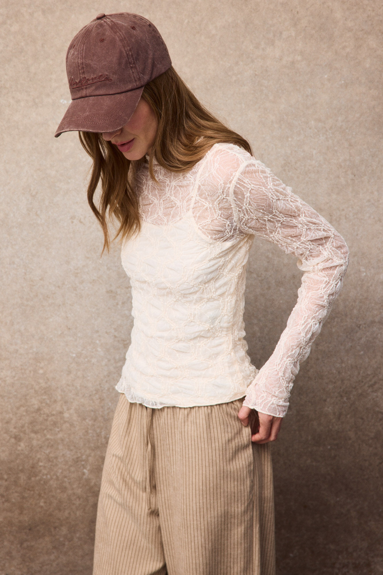 Slowlove Top de renda