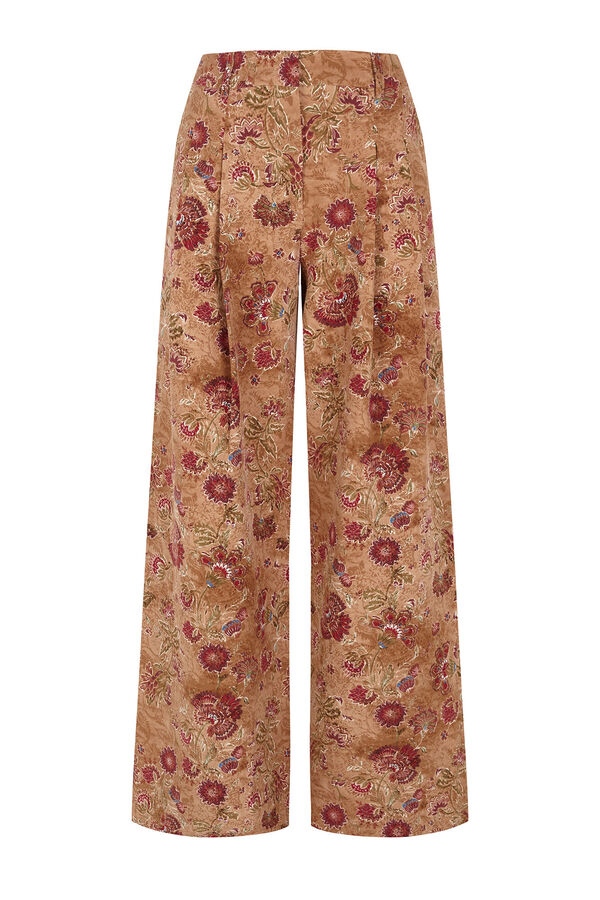 Slowlove Printed dart trousers Multicolour