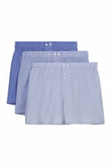 Cortefiel 3-pack woven boxers Blue