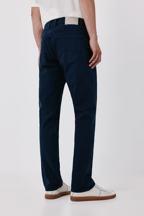 Cortefiel Regular fit 5 pocket jeans Navy