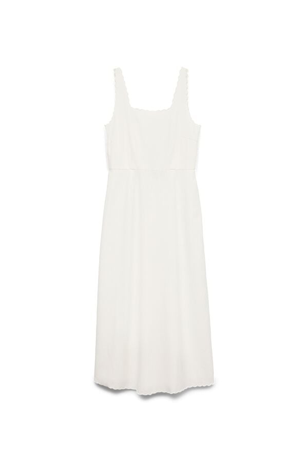 Vero Moda Strappy midi dress White
