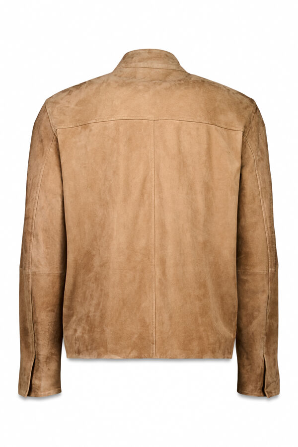 OOTO Suede leather jacket Beige