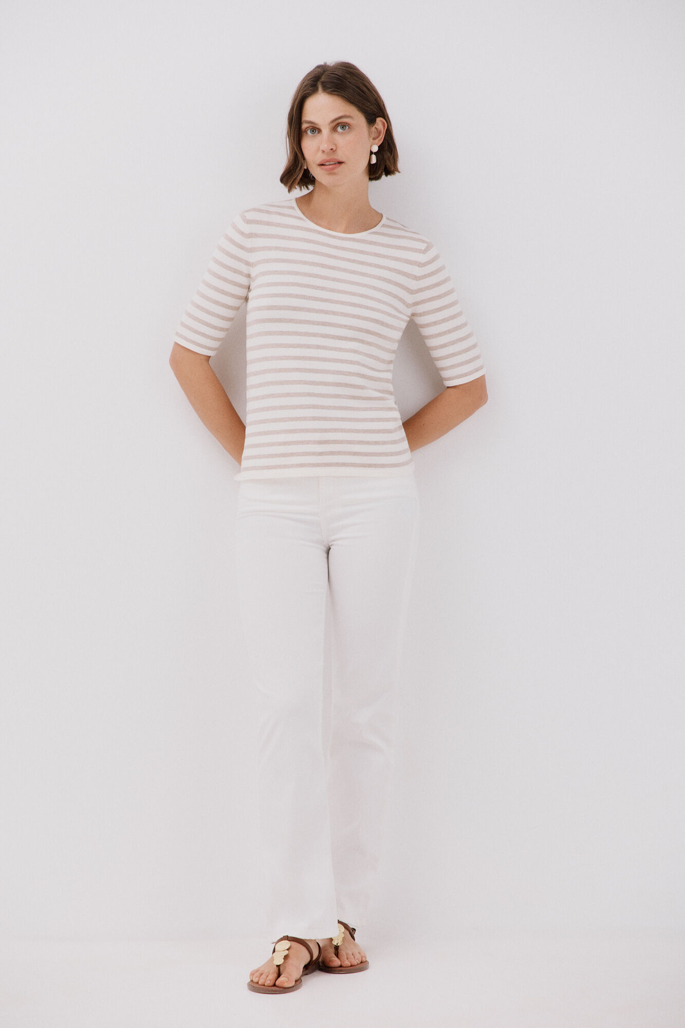 Cortefiel Short-sleeved jumper