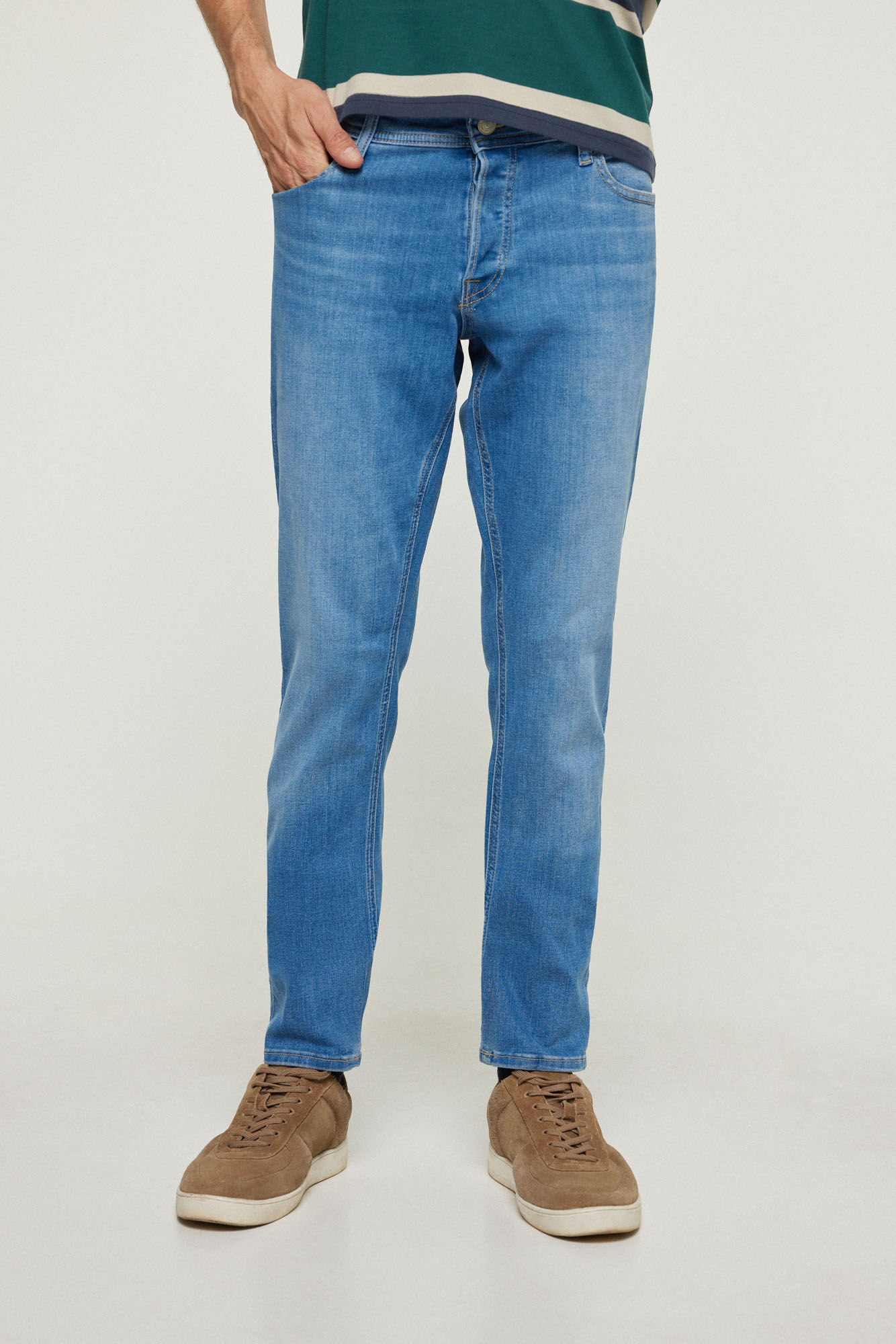 Glenn slim fit organic cotton jeans Slim fit jeans Cortefiel
