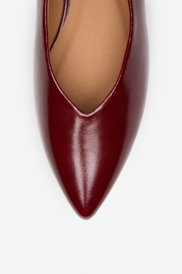 Cortefiel Ballerina shoe  Maroon
