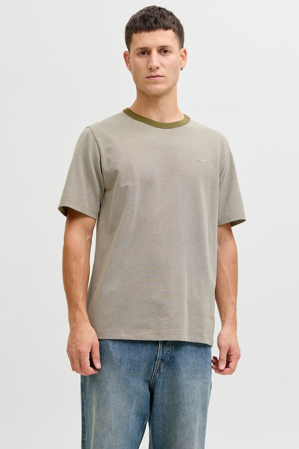 Jack & Jones Basic short sleeve T-shirt Kaki